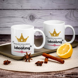 Kubek z nadrukiem Mężczyzna Idealny